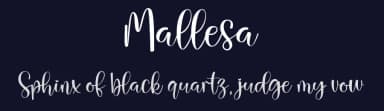 Mallesa by Gilar Studio — Script Handwritten Font — thumbnail 2