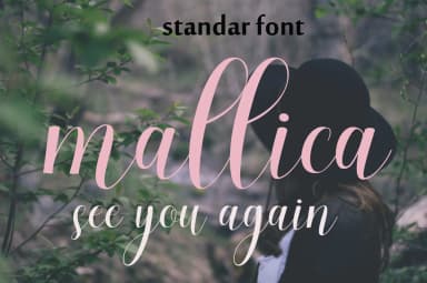 Mallica Font by joelpopon — Script Handwritten Font — thumbnail 6
