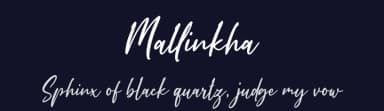Mallinkha by FatmaStudio — Script Handwritten Font — thumbnail 2