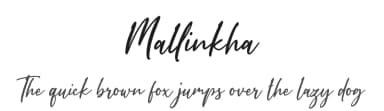 Mallinkha by FatmaStudio — Script Handwritten Font — thumbnail 1