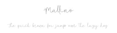 Mallino by Analogous Studio — Script Handwritten Font — thumbnail 1