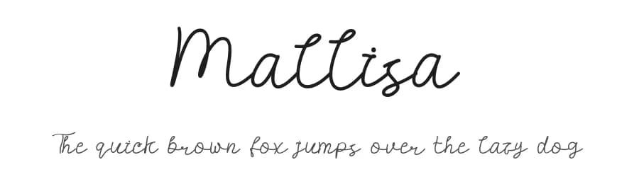 Mallisa by Edric Studio — Script Handwritten Font