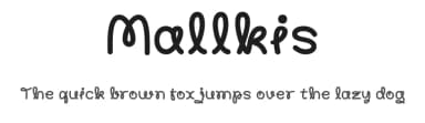 Mallkis by madeDeduk — Script Handwritten Font — thumbnail 1