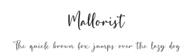 Mallorist by Nurf Designs — Script Handwritten Font — thumbnail 1