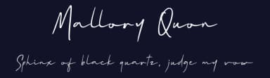 Mallory Quon by Zuzulgo Studio — Script Handwritten Font — thumbnail 2