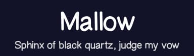 Mallow by Zanfonts — Script Handwritten Font — thumbnail 2