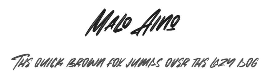 Malo Aino by Maulana Creative — Script Handwritten Font