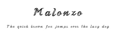 Malonzo by Marra Malonzo — Script Handwritten Font — thumbnail 1