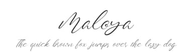 Maloya by DYSA Studio — Script Handwritten Font — thumbnail 1