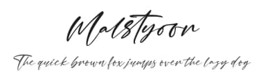 Malstyoor by Abas Creative — Script Handwritten Font — thumbnail 1