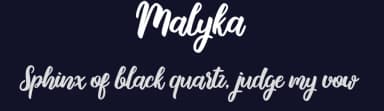 Malyka by Askmewhy — Script Handwritten Font — thumbnail 2