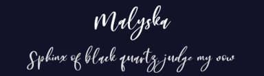 Malyska by Letterena Studios — Script Handwritten Font — thumbnail 2