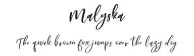 Malyska by Letterena Studios — Script Handwritten Font — thumbnail 1
