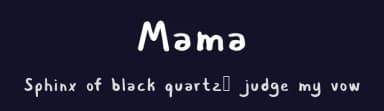 Mama by kokostd — Script Handwritten Font — thumbnail 2