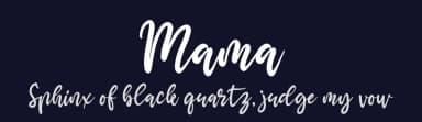 Mama by NJ Studio — Script Handwritten Font — thumbnail 2