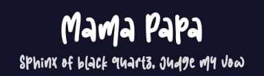 Mama Papa by NJ Studio — Script Handwritten Font — thumbnail 2