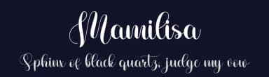 Mamilisa by Bearytype — Script Handwritten Font — thumbnail 2