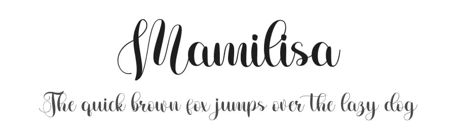 Mamilisa by Bearytype — Script Handwritten Font