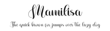 Mamilisa by Bearytype — Script Handwritten Font — thumbnail 1