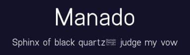 Manado by Human Design — Sans Serif Font — thumbnail 2