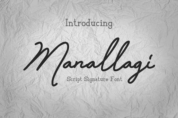 Manallagi Font by anomali.bisu — Script Handwritten Font