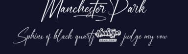 Manchester Park by Noah Type — Script Handwritten Font — thumbnail 2