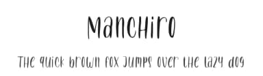 Manchiro by Sronstudio — Script Handwritten Font — thumbnail 1