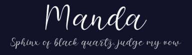 Manda by Naharstd — Script Handwritten Font — thumbnail 2