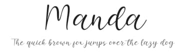 Manda by Naharstd — Script Handwritten Font — thumbnail 1