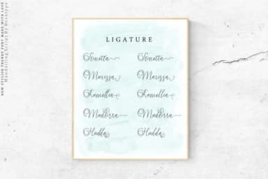 Mandailing Script Font by Bexx Type — Script Handwritten Font — thumbnail 9