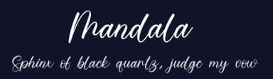 Mandala by Scratchones — Script Handwritten Font — thumbnail 2