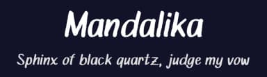 Mandalika by Konsepta Studio — Script Handwritten Font — thumbnail 2