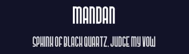 Mandan by Sabrcreative — Sans Serif Font — thumbnail 2