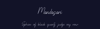Mandasari by Apriliyanto — Script Handwritten Font — thumbnail 2