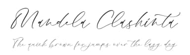Mandela Clashinta by Storytype Studio — Script Handwritten Font — thumbnail 1