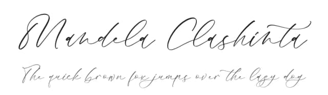 Mandela Clashinta by Storytype Studio — Script Handwritten Font