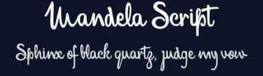 Mandela Script by Billy Argel Fonts ® — Script Handwritten Font — thumbnail 2