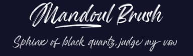 Mandoul Brush by Måns Grebäck — Script Handwritten Font — thumbnail 2
