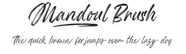 Mandoul Brush by Måns Grebäck — Script Handwritten Font — thumbnail 1