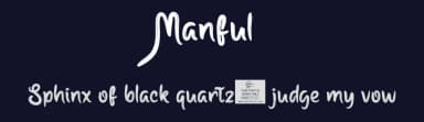 Manful by productype.com — Script Handwritten Font — thumbnail 2