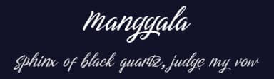 Manggala by Kong Font — Script Handwritten Font — thumbnail 2
