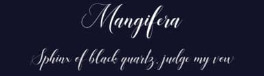 Mangifera by Mangifera Jors — Script Handwritten Font — thumbnail 2