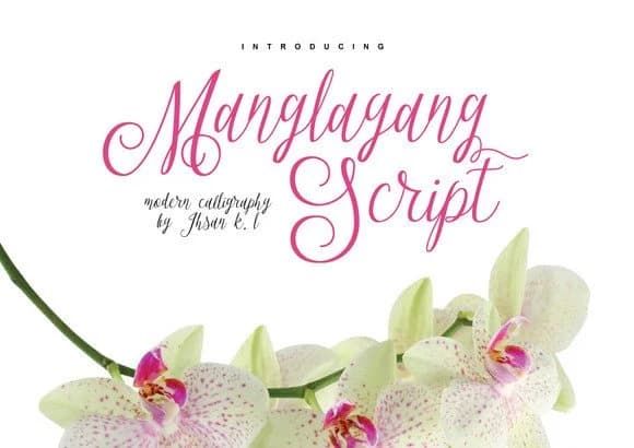 Manglayang Font by Juru Rancang Graphic — Script Handwritten Font