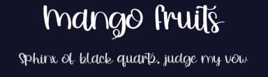 Mango Fruits by FreshtypeINK — Script Handwritten Font — thumbnail 2