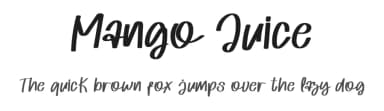 Mango Juice by Inermedia Studio — Script Handwritten Font — thumbnail 1