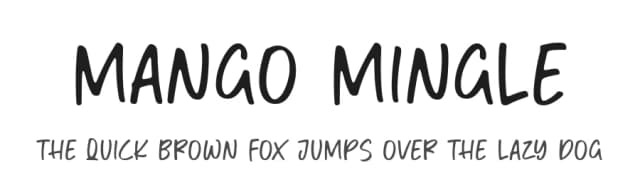 Mango Mingle by Balpirick Studio — Script Handwritten Font