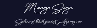 Mango Sign by Intype — Script Handwritten Font — thumbnail 2