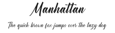 Manhattan by Ydhra Studio — Script Handwritten Font — thumbnail 1