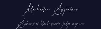 Manhattan Signature by Moove Studio — Script Handwritten Font — thumbnail 2