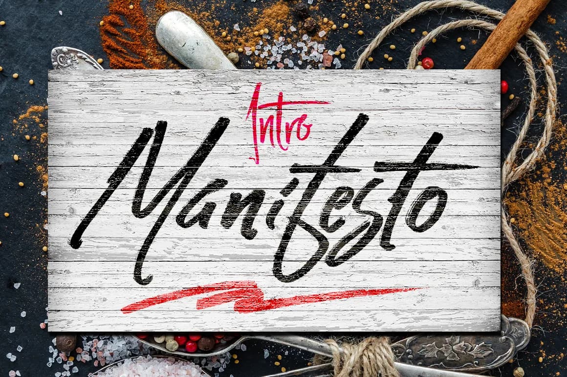 Manifesto Font by Artisans — Script Handwritten Font